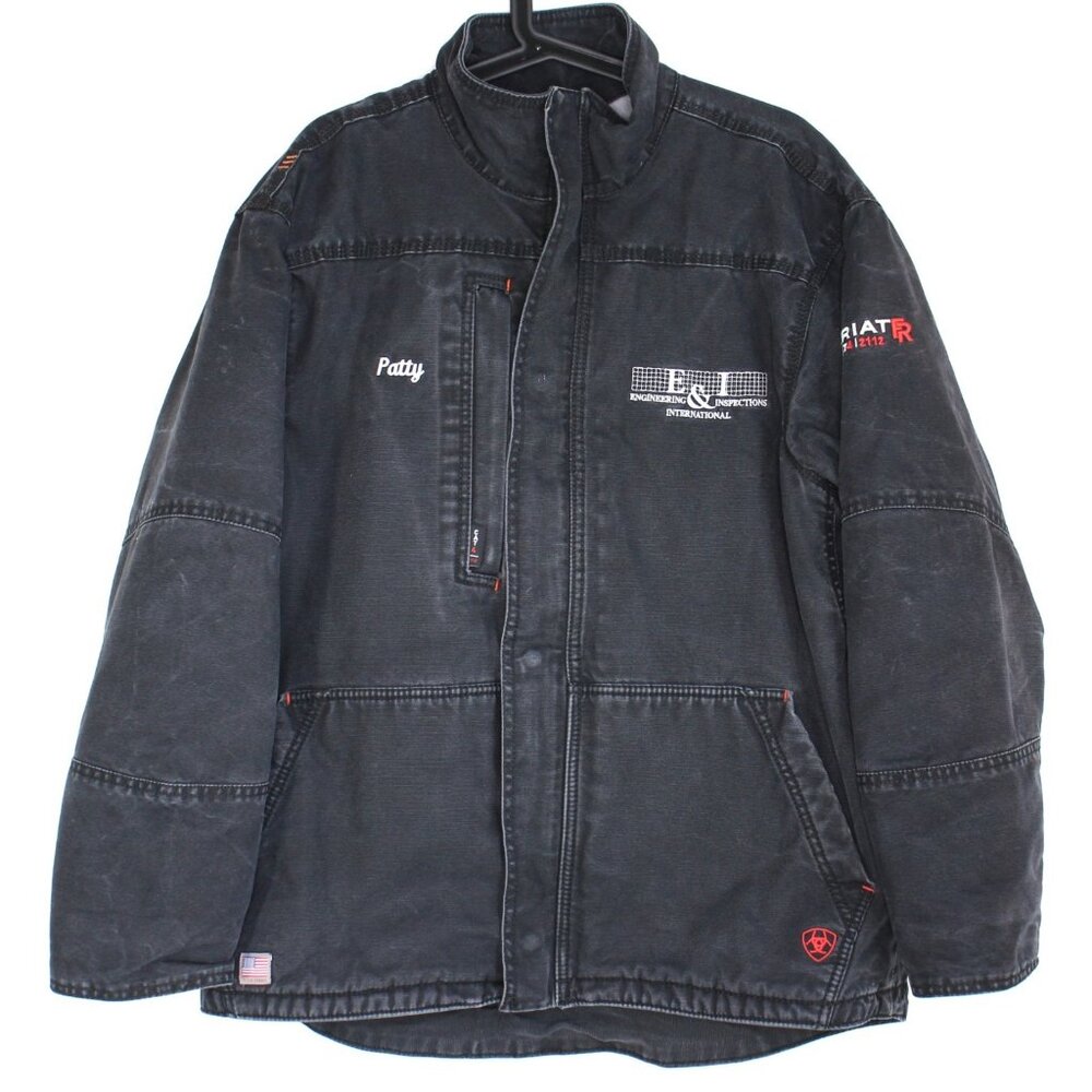 Ariat FR Mens Medium Flame Fire Resistant Workhorse Canvas Field Jacket B1132